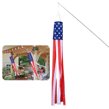 Ameriški Stil Windsock Zastavo, ki Visi Windsock Star Trak ZDA Patriotske Prostem Dekoracijo Doma Dekor Dropshipping