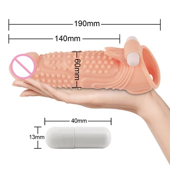Moški Penis Širitve Rokavi Za Enkratno Uporabo Visoko Elastična Vibracije Kondomi Zamudo Izliv Petelin Kritje Erotične Igrače Intimno Blaga