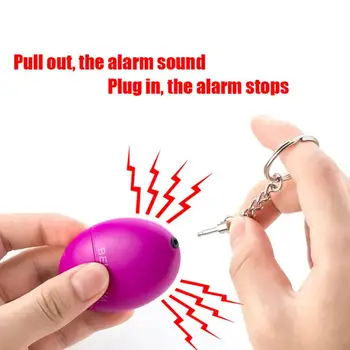 Samoobramba Alarm Alarmni Self Defence Keychain 120dB Varnostno Zaščito Opozorilo Osebno Varnost Dobave Ženske Dekle, Fant