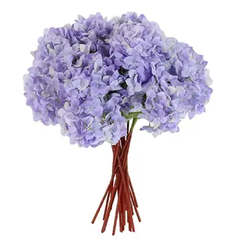 1 Pc Umetno Hydrangea Stranka Poroke, Poročne Matične Ponaredek Cvetje Dekor