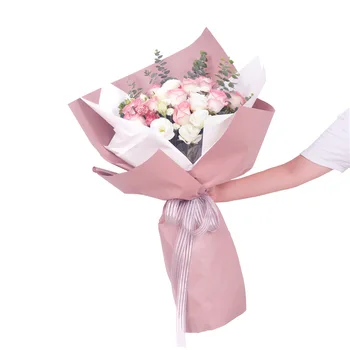 10pcs Nepremočljiva Rose Cvet Ovojni Papir Šopke Cvetličarna Pakiranje Papirjev Stranke, Poročni Dekoracijo Papirja