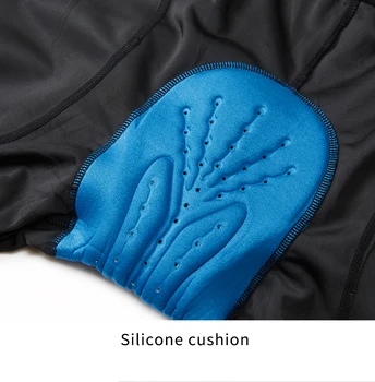 WOSAWE Moške Kolesarske Tele-Dolžina Reflektivni Hlače Kolesarske Nogavice, Oblačila 3D Gel Oblazinjeni Jahanje MTB Predenje Kolo Odrezana Hlače