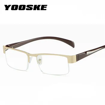 YOOSKE blagovno Znamko Modra Film Obravnavi Očala Moških Anti Modre svetlobe CR-39 Smolo Asferični Leče, Očala na Recept +1.0 1.5 2.0 2.5