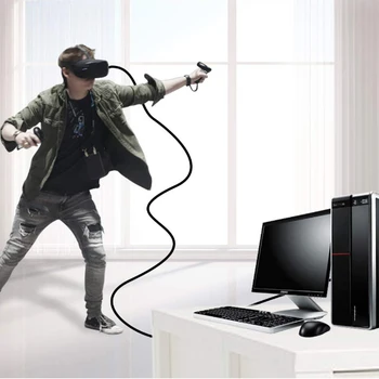 VR Kabel Moški Moški Datum Kabel za Oculus Quest2 5m tip-C 3.0 5GB 5A VR priključek za oculus quest2 povezavo USB Tip A do C Vroče