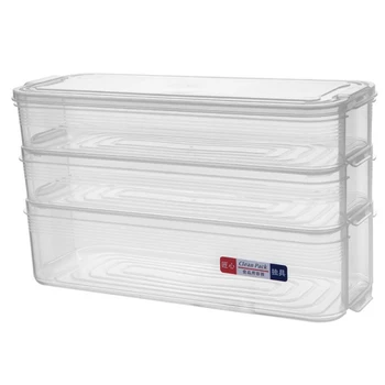 Nove Multi-layer Hladilnik Hrane Škatla za Shranjevanje S Pokrovom Pregleden Sveže-vodenje Polje Posodo Kuhinja Hladilnik Kabinet Organizator