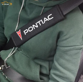 VEHICAR 2PCS Bombaž Varnosti varnostni Pas Blazine Za Pontiac Avtomobilski varnostni Pas Zajema Osebnost LOGOTIP Avto Notranje opreme