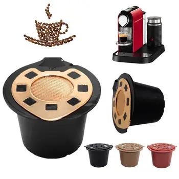 1PCS aparat za Kavo Večkratno uporabo iz Nerjavečega Jekla Vžigalnike Aparat Kapsule Filter za Nespresso Stroji Coffeeware Za Kuhinjo