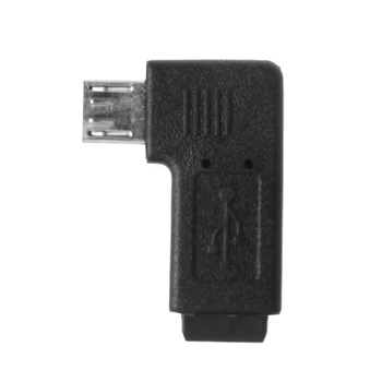 Za 90° v Levo in Desno pod Kotom Mini USB 5Pin Ženski Mikro USB Moški Sinhronizacijo Podatkov Adapter
