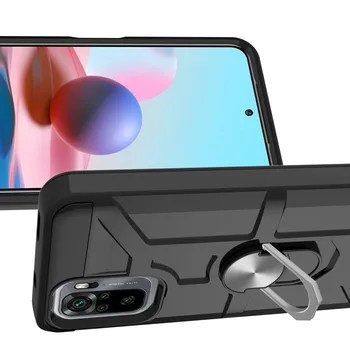 Moda Oklep Krepak Primeru Telefon Za Xiaomi Redmi POCO Opomba 10 10 X3 Pro NFC Shockproof Avto Magnetne Oporo zaščitni Pokrov