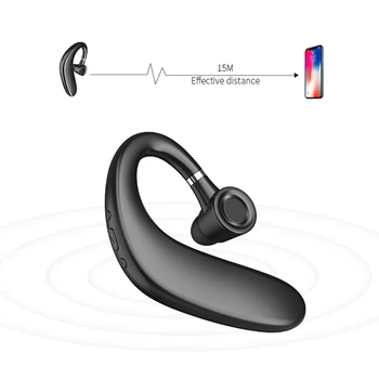 Nove Slušalke, Prenosni Univerzalno Enostransko Prostoročno uporabo Bluetooth-združljivo Brezžično Visi Uho Mobilni Telefon Klic Športne Slušalke