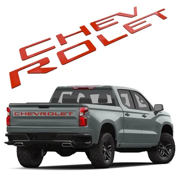Fit do leta 2020 2021 Chevrolet Colorado vrata prtljažnika ABS Vstavi Črke 3D Postavljeno & Močno Lepilo Nalepke Črke vrata prtljažnika Emblemi
