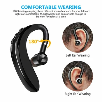 Nove Poslovne Bluetooth-združljive Slušalke 5.0 Slušalka za Prostoročno uporabo Slušalke Mini Brezžične Slušalke slušalke Slušalka Za Allphones