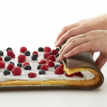Večnamenski Silikonski Torto Roll Mat Bakeware Pladenj Pan Naslikal Pad Pecivo Švicarski Roll Peko Plesni Orodje za Kuhinjski Pribor