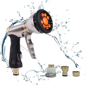 Prenosni vrtnarjenje visokim pritiskom vode pištolo Večnamensko avtopralnica vodo pištolo Vrt sprinkler visokega tlaka, avtopralnica vodo pištolo