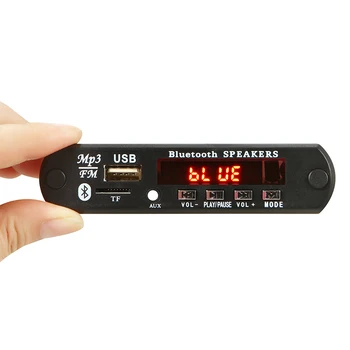 Mp3 predvajalnik, 5v-12v Bluetooth5.0 Dekodiranje MP3 Odbor Modul za Brezžično Avto USB MP3 Predvajalnik TF Reža za Kartico / USB / FM / Modula