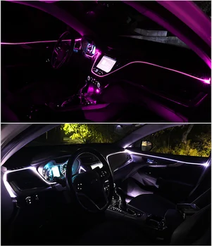Avto Notranje zadeve Sobne Luči Univerzalno nadzorni Plošči Vrata Vrzel Svetlobni trakovi Dekoracija Žarnice APP/Daljinski upravljalnik RGB LED Prilagodljivo Luči