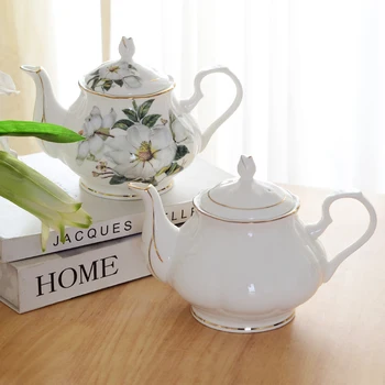 Izdelava čajnik Evropskem slogu, keramični črni čaj kosti pot Popoldanski čaj set Home velika zmogljivost filtra keramični lonec