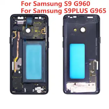 Za Samsung galaxy S9 G960 S9 plus G965 Sredini Okvirja Midplate Ploščo Šasije Stanovanj Deli