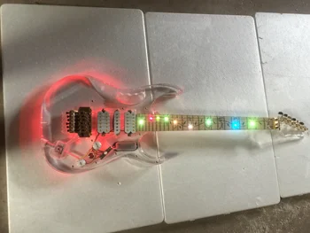Električna kitara / pisane luči + multi color light pretvorbo svetlobe LED high end dvojna stabilizacija vibrato Kitara / Kitajska Električni