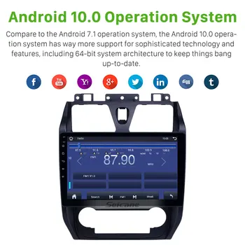 Seicane 2.5 D QLED DSP Android 10.0 2+32 G Avto GPS Navigacija Radio za Geely Emgrand EC7 2012 2013 podporo TPMS Bluetooth, WIFI