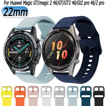 Za Huawei Watch GT2 46/Gt2 pro Pametno Gledati trak Silikonski Watchbands ремешок 22 mm watch band zapestnica Za Čast Čarobno 1/2/GT