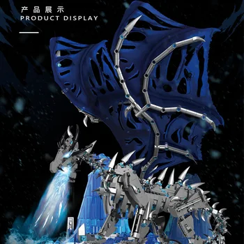 Super 18K Nov izdelek K91 Warcraft Ice Dragon Ameriški film serije Modularno gradnjo blokov, otroška izobraževalna igrača darilo