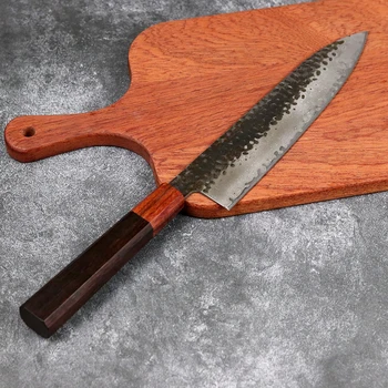 8-palčni ročno poklicni kuhar VG10 Damask kovane Japonski mesa cleaver multi-funkcijo nož kuhar nož Kuhanje meč