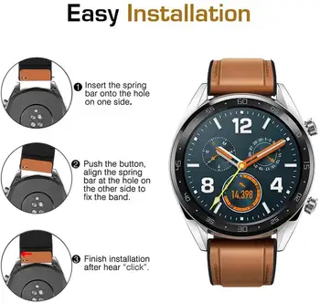 22 mm Usnje Silikonski Watchband Za Realme Gledati S/S Pro Traku Šport Zapestnica Zamenjava Pasu za Oneplus Watch Manžeta