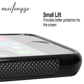 Maifengge Black Jazavičar Pes Primeru Telefon Za iPhone 5 6s 7 plus 8 11 12 Pro X XR XS Max Samsung Galaxy S6 S7 S8 S9 Zadnji Pokrovček