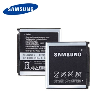 Originalni SAMSUNG AB533640CU AB533640CC Baterije 880mAh Za Samsung S3600C GT-S3600i S6888 S3710 S3930C S3601 S3601C S5520 S569
