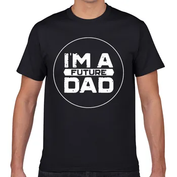 Vrhovi Majica s kratkimi rokavi Moški im prihodnosti oče papa oče spodbujal, da oče Strip Napisi Geek po Meri Moškega Tshirt XXXL