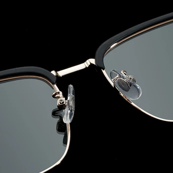 Moške Novi Retro Preprost Semi-Titan Okvir Očal Stanja Obrvi Okvir Očal Ultralahkih Kratkovidnost Optičnih Očal OY1002