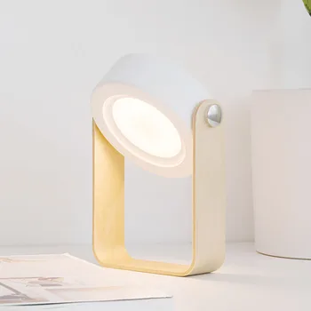 Nova LED Noč Lahka, Zložljiva Dotik Zatemniti Branje Prenosna Svetilka Svetilka USB Polnilne za Otroke Otrok Darilo ob Postelji Spalnica
