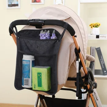 Baby voziček pribor obešanje torba za voziček nazaj visi vrečko iz vrečko za shranjevanje 4 barve
