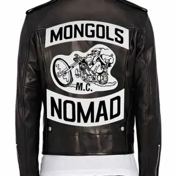 Mongoli Nomad MC Velike Vezenje Punk Biker Obliž Nalepke za Oblačila, Oblačila Dodatki Značko
