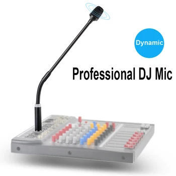 Strokovno Dinamično DJ Mikrofon za Mešalnik Namenske Disk Kričanje Microfone KTV Bar Gooseneck DJ Mic