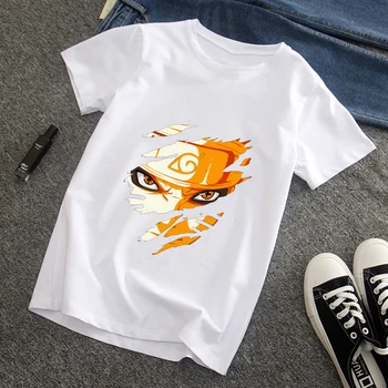 Nova Moda Naruto T Shirt Anime Poletne Moške majice Narutos Risanka Znakov Kul Vzorci Moda Prevelik O-vrat Vrhovi