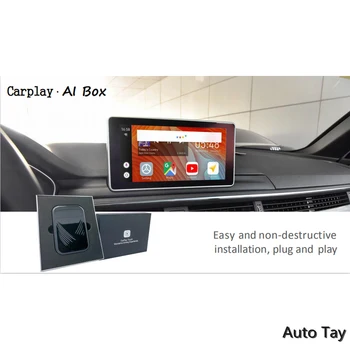 Carplay Ai Okno Avtomobila Multimedijski Predvajalnik Nova Različica 4+32 G Sistema Android Brezžično Ogledalo Povezavo za Apple Carplay Android Auto Tv Box