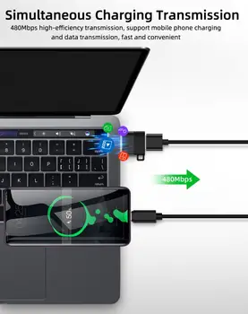 Nov USB 3.0, Da Moški Tip-C OTG Tip-C Kabel Adapter USB-C Tip C OTG Pretvornik Za Xiaomi Mi5 Mi6 Huawei Samsung Na Zalogi