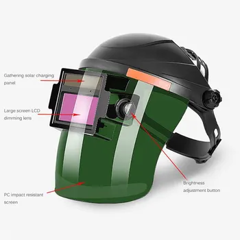 Sončne Celoti Auto Temnenje Nastavljiv Obseg Flip Električne Varilne Zaščitne Maske Čelada Objektiv za Varilec Stroj
