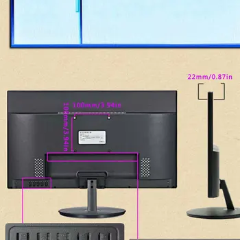 Računalniški Monitor HD LCD Zaslon, Tv Namizja Nadzor Igre Računalnik ploski Zaslon Namizja Računalnik, Monitor