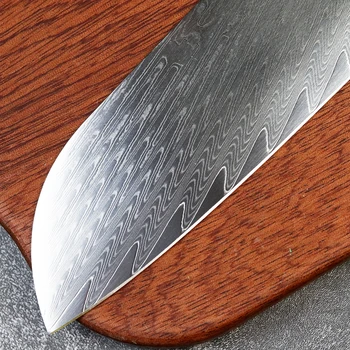 DIY VG10 Oster 7-palčni Kuhar Nož Prazno Damask Jekla Rezilom Santoku Nož polizdelki, Jekleni, Gredice Japonski Kuhinjski Nož