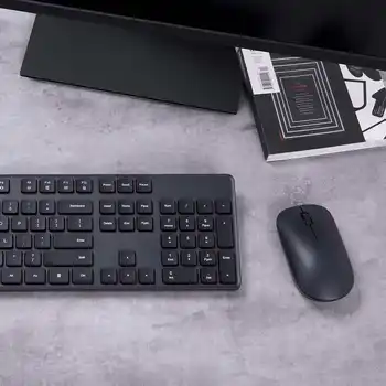 Xiaomi Wireless Keyboard & Mouse Nastavite 2,4 GHz Prenosne Večpredstavnostne Mi Miške, Tipkovnice Combo Notebook Laptop Za Office Home