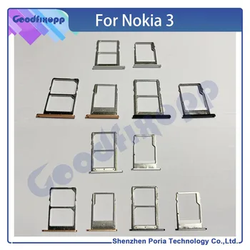 Za Nokia, 3 KW-1032 SIM Kartico In Adapterjem Sprejme Čip Pladenj za Podporo Kaseta-Zamenjava Stanovanj Popravilo Delov, Reža za Kartico SD