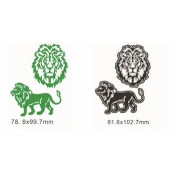 Gozdne Živali Opica Lion Kovinski Rezanje Umre Matrice Za DIY Scrapbooking Dekoracijo Reliefi Dobavitelj Handcraft Die Cut 2019