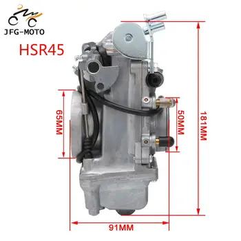 HSR42 HSR45 HSR48 42 45 48 mm Mikuni Carb Plin Črpalka Uspešnosti Pumper Uplinjač Za Harley EVO Twin Cam 4T