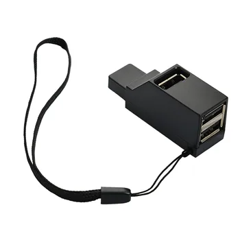 USB 3 Vrata Hub Razdelilnik Mini Prenosni Neposredno Plug-in, USB Podaljšek Za Prenosni RAČUNALNIK Macbook Mobilni Telefon, High Speed U Disk Reader