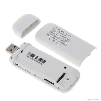 Odklenjena 4G LTE USB Modem Mobilni Brezžični Usmerjevalnik Wifi Hotspot Reže za Kartico SIM