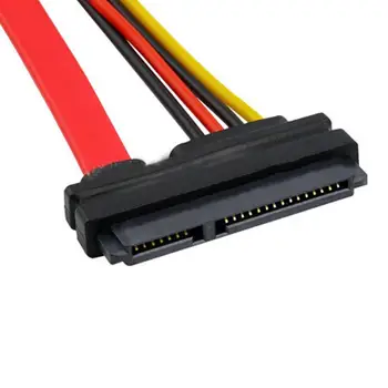 Najnovejši 30 cm SATA Combo 15 Pin za Vklop in 7 Pin Podatkov Serijska napajalni Kabel, da Vodi do kabel Pin 4 ATA molex Molex sata adapter T8S8
