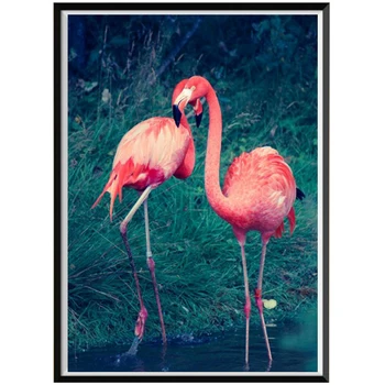 5D diamond slikarstvo živali flamingo diamond vezenje mozaik DIY strani prilepite diamond navzkrižno šiv doma dekoracijo slikarstvo